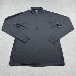 Vintage Patagonia‎ Shirt Mens XL Black Capilene 1/4 Zip Pullover Long Sleeve USA